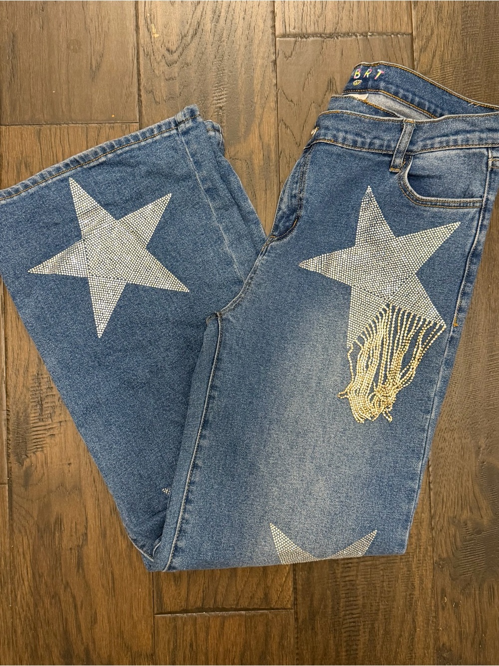 VBRT Rhinestone Star Jeans